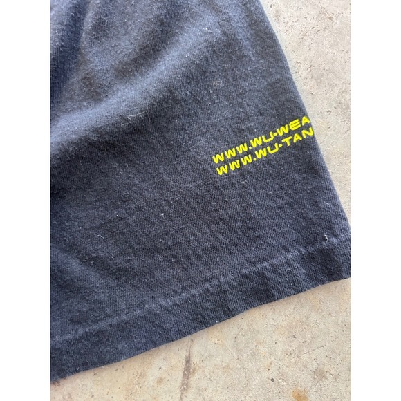 Vtg 90s Globe Wu Wear T Shirt Mens XL Black Hip Hop Single stitch Wu Tang Clan - Picture 6 of 8